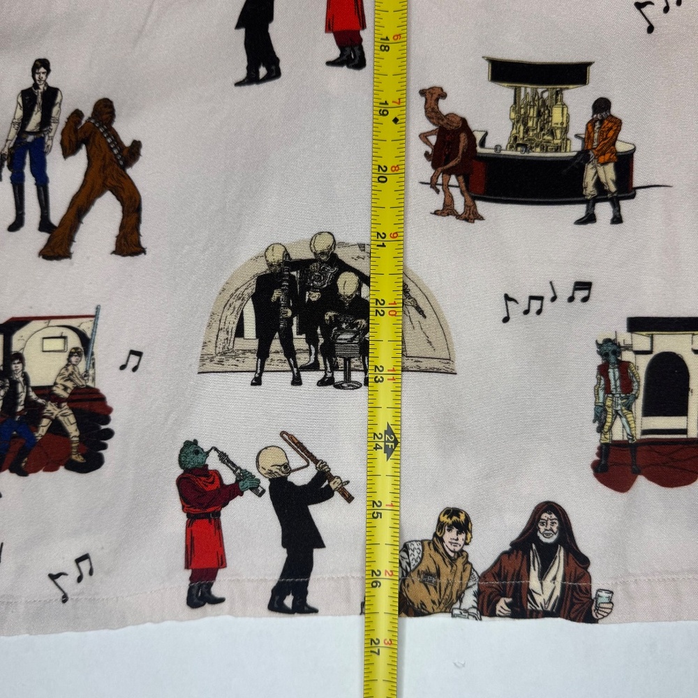 STAR WARS Mos Eisley Cantina-Box Lunch Exclusive Men's Button Down Shirt Sz XL - Picture 12 of 12